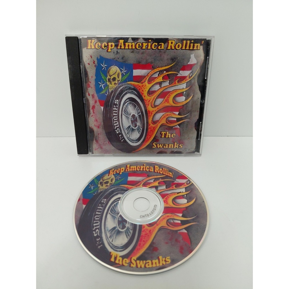 The Swanks Keep America Rollin' Punk Rock CD 2003 VTG